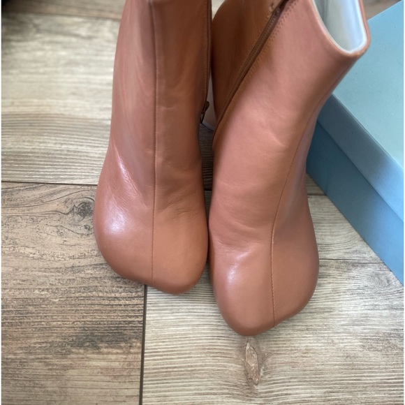 Maison Margiela leather nude light brown soft booties - Picture 9 of 11